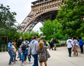 Visitantes de la Torre Eiffel